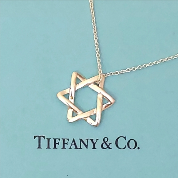 Tiffany & Co. Jewelry - 🟢Tiffany & Co 🟢 925 silver peretti star of David necklace pendant